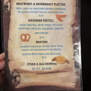 Special Oktoberfest menu!