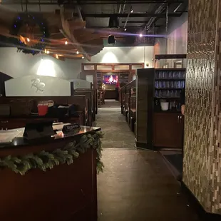 View of the fireplace video