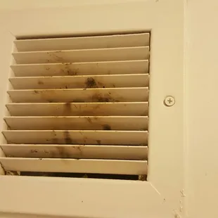 Filthy grate in my room
