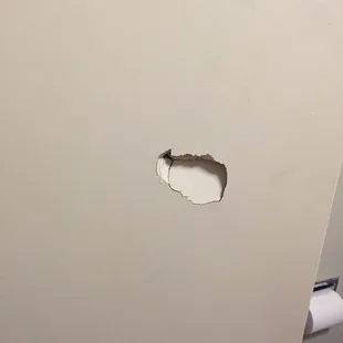 Hole in bathroom door
