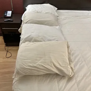 Took this picture to assure I wasn't charged for poor linen treatment; as IF I could .....