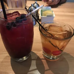 Blueberry Bliss (amazing) and Kentucky Gentleman.