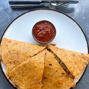 Breakfast Quesadilla... 4-star ... on point