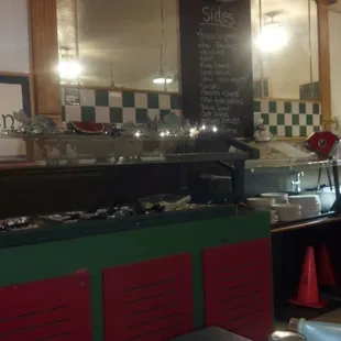sushi and sashimi, interior