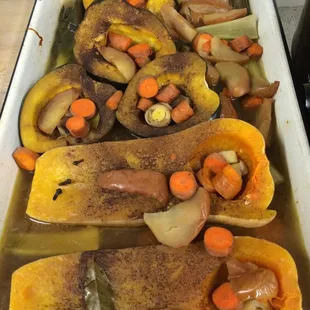 Butternut Squash starts the only way we do it. Homemade!