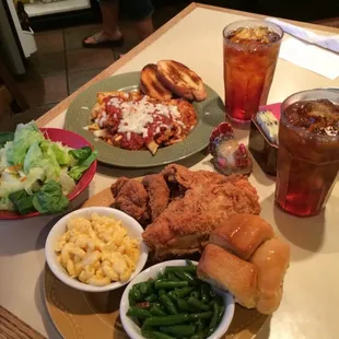 Our Fried Chicken is prepared fresh and homemade. Delish, this is a daily special every Monday.