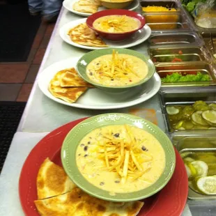 Cilantro Lime Chicken soup is a favorite special.