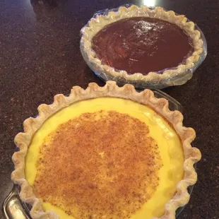 Homemade pies.