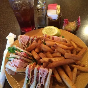 Turkey Club is on the menu.