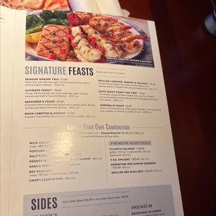 menu, pizza