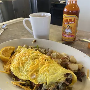 Taco omelet