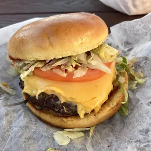 1/4 lbs. Cheeseburger.  Not bad but nothing special.