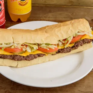 Cheeseburger Poboy