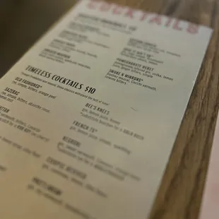 Cocktails