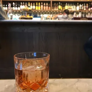 Mezcal cocktail