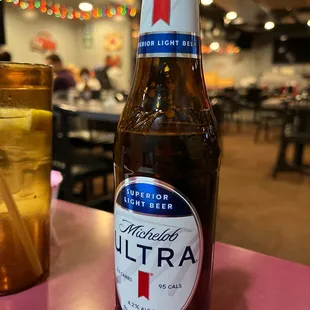 a bottle of beer