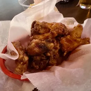 Wings ($9.95 for 12 on browns game-days dine in, $12 for take out)