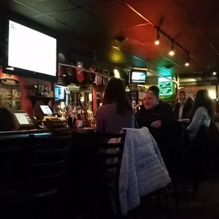 The bar...