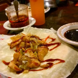 How you Mooshu place in Mooshu and roll be Chinese Burrito Delicious