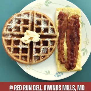 food, waffles