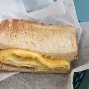 Small egg, cheese and bacon.