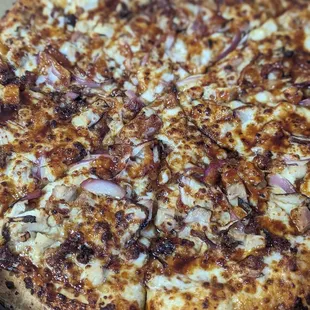 Large BBQ specialty pizza