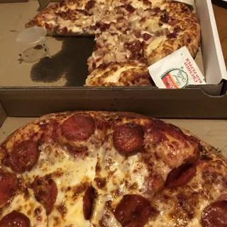 2 Large 1-Topping Pizzas Special