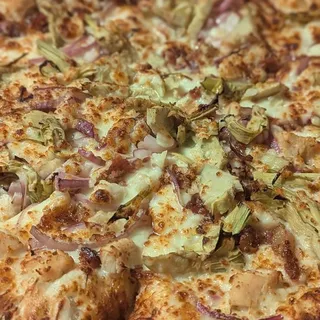 Chicken Bacon Artichoke Pizza