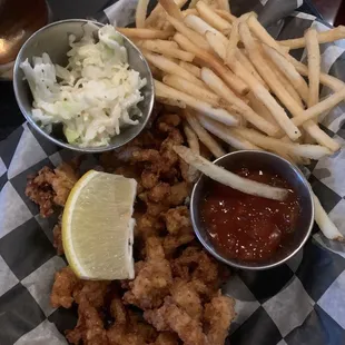 Clam strip basket