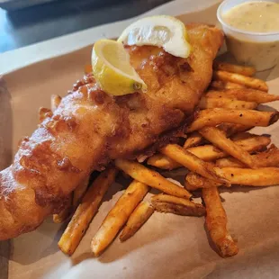 fish and chips, food, fish, seafood