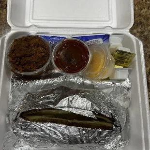 Baked Potato w/Chop Brisket