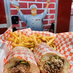 Philly Cheese Steak &amp; Fries