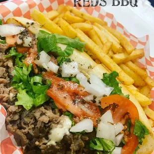 Philly Cheese Steak &amp; Fries
