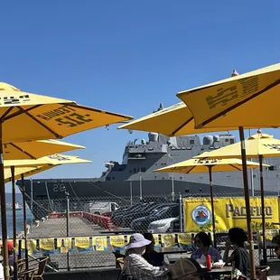 Outdoor patio seating