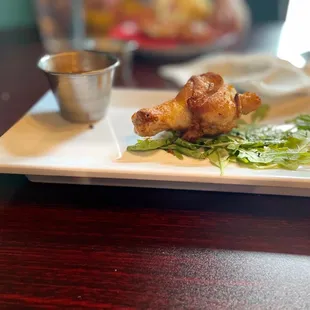 Was so Hungry I forgot to take photos of platter, but the wings were amazing