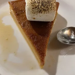 Pumpkin and sweet potato flan