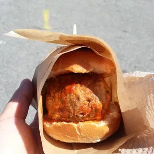 Litto $4 slider but full of flavor goodness