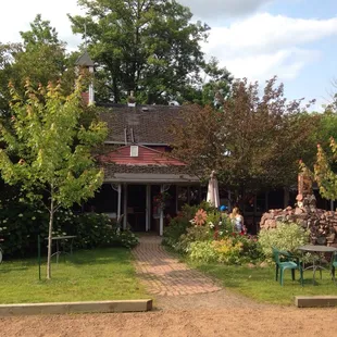 the front of the house