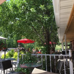 Awesome shaded patio
