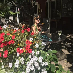 Outdoor patio dining