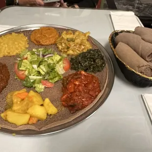 Vegetarian platter