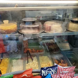 These are from the counter, all very delicious looking foods  I am sure is yummy just by looking them .