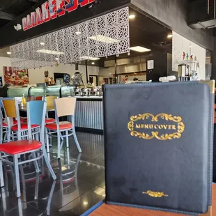 the restaurant's dining area