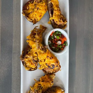 Potato skins (not good)