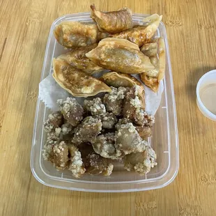 8 Pieces Fried Dumplings &amp; Shallot Chicken Niblets