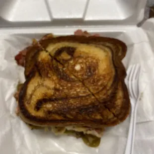 Tommy Reuben thing. Delish.