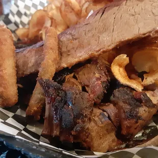 Brisket and burnt ends