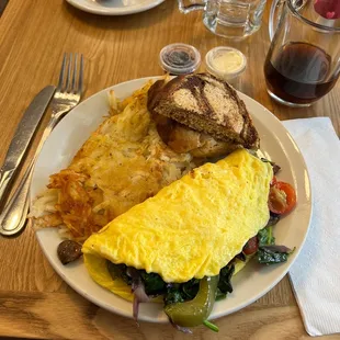 Veggie omelet!  Delish!!