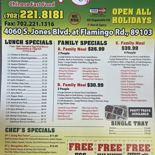 Here's the new menu for the restaurant. Thank you!