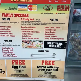 menu, sushi and sashimi